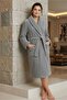 Women's Gray Dressing Gown - 3