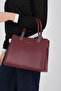 Burgundy - Burgundy Leather Women's Handbag Sp1234 - 2