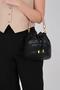 Black - Black Mini Rolax Women's Shoulder Bag Sp1248