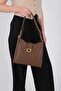 Brown - Brown Mini Rolax Women's Shoulder Bag Sp1242 - 8
