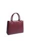 Burgundy - Burgundy Leather Women's Handbag Sp1236 - 4