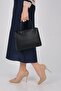 Silver & polo sp1236 women's handbag black - 2