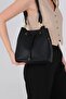 Black - Black Mini Rolax Women's Shoulder Bag Sp1241