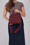 Burgundy - Burgundy Satin Women's Handbag Sp1216