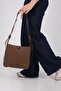 Brown - Brown Mini Rolax Women's Shoulder Bag Sp1249 - 5