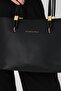 Black - Black Mini Rolax Women's Shoulder Bag Sp1239 - 4