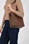 Coffee - Coffee Mini Rolax Women's Shoulder Bag Sp1241 - 2