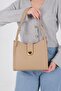 Beige - Beige Mini Rolax Women's Shoulder Bag Sp1242 - 5