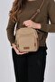 Mink - Camel Satin Women's Crossbody Bag Sp1220 - 5