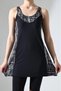 Women's Swimsuit with Tights and Dress, Built-In Chest Pad Sewn into the Underwear, Available in Micro Lycra Stretchy Swimsuit Fabric - 2