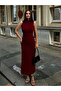 Hakim Yaka Draped Lined Graduation and Engagement Dress - Evening Dress