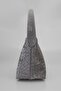 Gray Color Magnetic Knitwear Patterned Women Bag - 6
