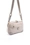 Beige - Sand Suede Women's Crossbody Bag Sp1094 - 2