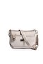 Sand Beige - Sand Plaid Line Square Women's Crossbody Bag Sp1160 - 5