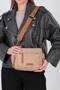 Nut - Tan Satin Women's Crossbody Bag Sp1229 - 4