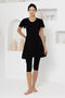 Corsen Stretch Fabric Short Sleeve Hijab Swimsuit 2607 - 2