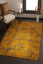 Mosso Beige Gray Themed Creative Floral Pattern Woven Base Modern Decorative Carpet Mosso2133 - 2