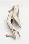 Women's Pointed Toe Thin Heeled D Leather-Look Colorful Ankle Strap Shoes - 4