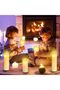 Ivory LED Pillar Candle, Flameless Flickering Flame, Battery Operated for Home Decor, 6pc -7.5x25cm - 3