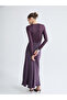 Rmz Gi̇yi̇m Farkiyla A-Line Satin Skirt with Waist Drawstring - 6