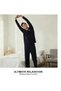 Mens Loungewear Sets Pajamas Set Soft Sleepwear Family Night Wear Nightshirt Breathable Loun - 2