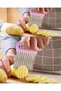 Serrated Potato Slicer |   Wave-Shaped Potato Cutter Stainless Steel - 2