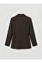 Mg trenden brown belted women's blazer jacket - 2