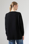 Women's Boat Neck Hem Slit Knitwear Sweater - 8