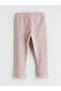 Lcw Baby Pink Crew Neck Basic Girls' Sweatshirt and Leggings - 8