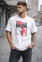 Brooklyn Printed Cotton Relaxed Fit Round Neck Unisex T-Shirt