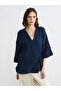 Esvab • Modern & Distinctive Double-Breasted Roba Collar Textured Women's Kimono