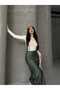 Satin Fabric Elastic Waist Long Skirt Shiny and Smooth - 5