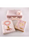 Beaded Box Dowry Set, Prayer Rug + Prayer Beads + Quran Gift Set (Bag Size, Powder Pink) - 2