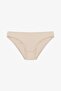 3-Piece Women's Cotton Bikini Panties Set Black-White-Beige - 2
