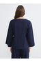 Indigo K Double-Breasted Collar Women's Jean Kimono - 6