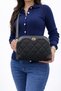 Women's Adjustable Cross Strap 4 Compartment Shoulder and Crossbody Bag Black Mosaic - 6