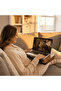 Cushioned Laptop Stand Walnut-Ls019