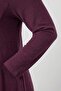 Plus Size Crew Neck Soft Touch Pocketed Tunic Stretch Fabric Purple Dress 285078 - 8