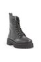 Black Thick Sole Very Light Boots Lace-Up Women's Boots Warpos - 5