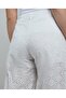 Solid Wide Leg Pants With Button Closure - 6