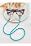 Turquoise Natural Women's Eyeglass Cord 70 cm - 3