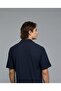 Textured Shirt With Revere Collar And Short Sleeves - 4