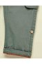 Solid Cargo Pants With Drawstring Waist - 4