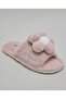 Women's Pink Furry Bedroom Slippers
