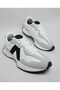 Women's Black Color Block Lace Up Sneakers - 6