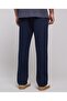 Solid Lounge Pants With Drawstring Waist - 4
