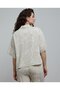 Embroidered Shirt With Classic Collar And Short Sleeves - 4