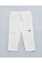 Solid Cargo Pants With Drawstring Waist