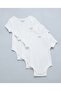 3 Pack Solid Bodysuits With Short Sleeves