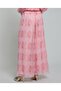 Printed Wide Leg Pants With Elastic Waist - 4